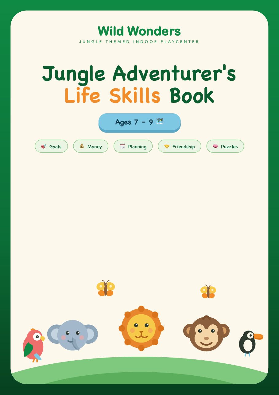 Activity book cover for ages 7 to 9